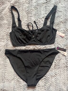 Victoria's Secret Black Swim Bikini Set - Classic Two-Piece